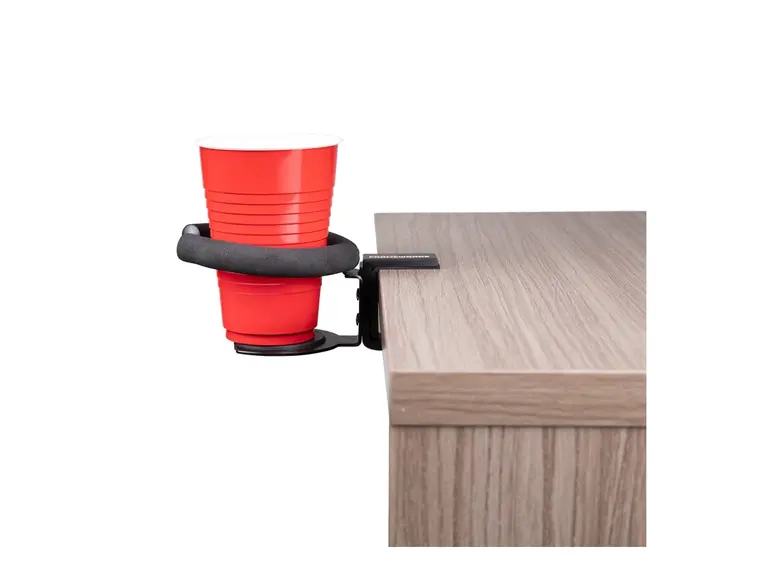 Gator Frameworks GFW-SINGLECUP-DESK Clamping Beverage Holder for Desk Edge 