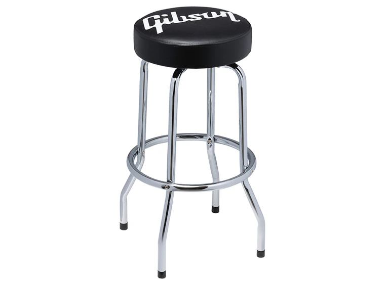 Gibson S&A Premium Playing Stool Standard Logo, Tall - Chrome 