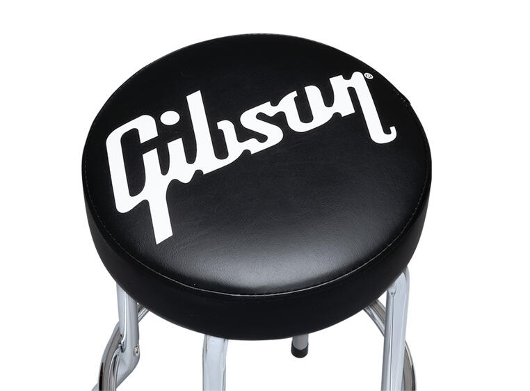 Gibson S&A Premium Playing Stool Standard Logo, Tall - Chrome