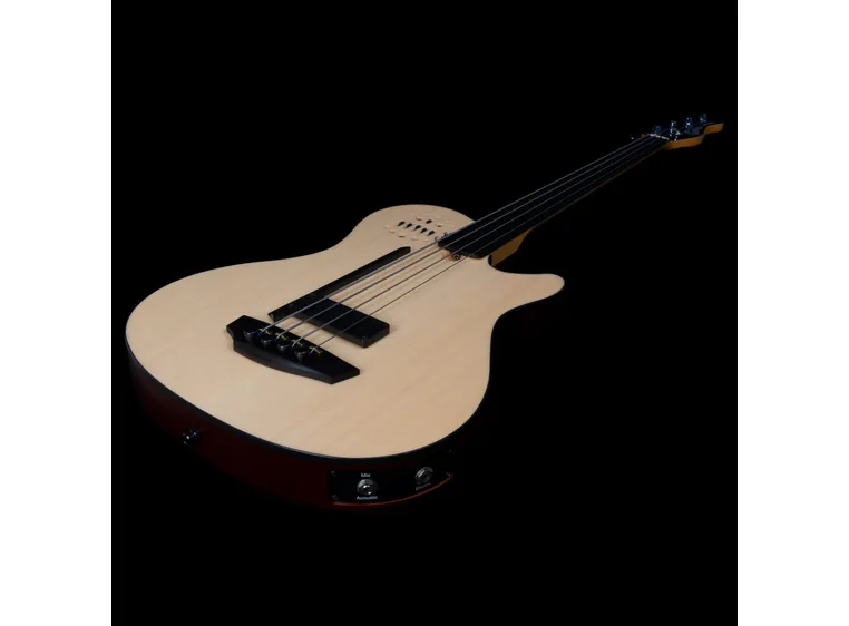 Godin A4 Natural Fretless A/E Bass 