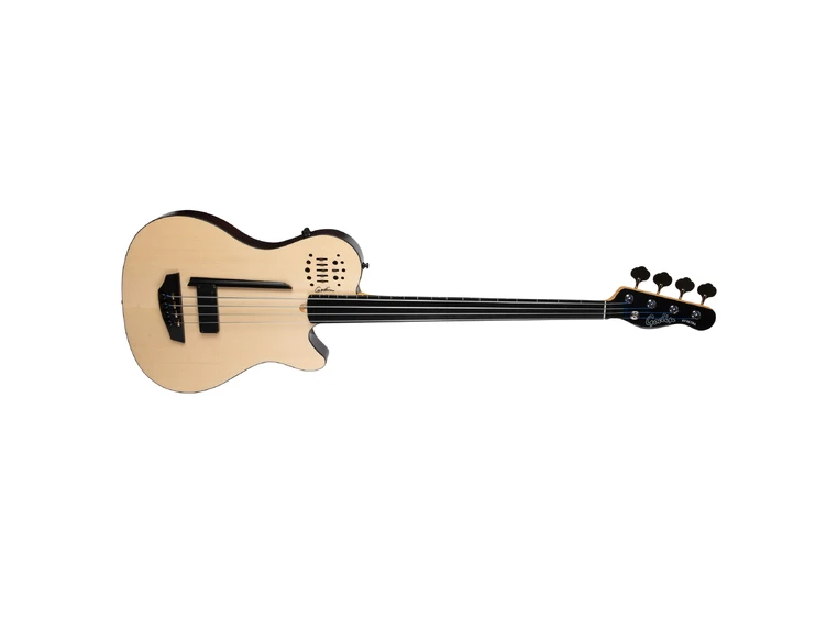 Godin A4 Natural Fretless A/E Bass 