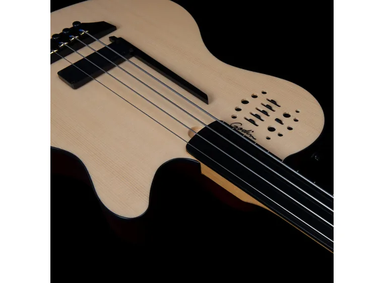 Godin A4 Natural Fretless A/E Bass 