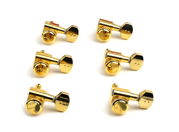 Graph Tech PRL-8721-G0 Ratio Electric Locking Machine Heads (Left) - Gold 