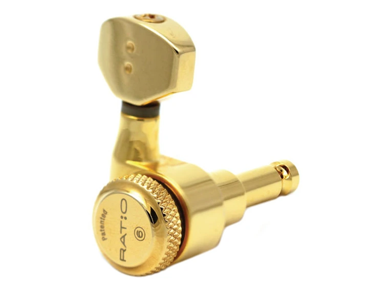 Graph Tech PRL-8721-G0 Ratio Electric Locking Machine Heads (Left) - Gold 