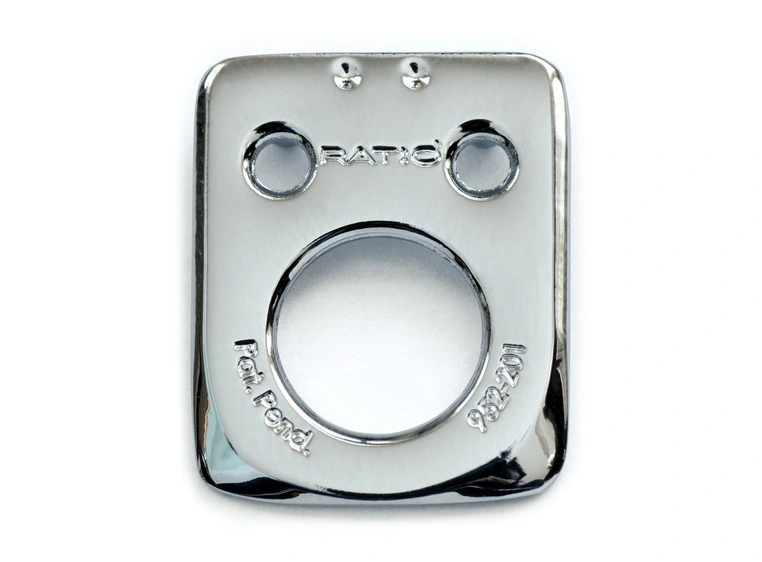 Graph Tech PRT-952-201-C0 Ratio Inviso Match Mounting Plates (6 pcs.) - Chrome 