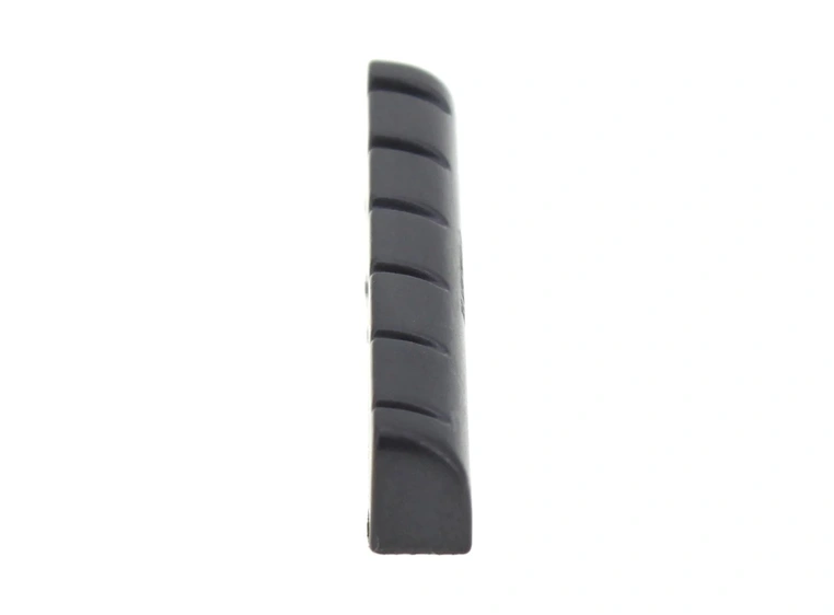 Graph Tech PT-6143-00 Black TUSQ XL Slotted Nut 43 x 6 mm, Rounded, Flat 
