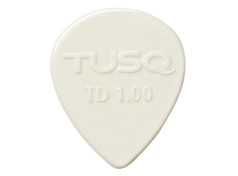 Graph Tech TUSQ Tear Drop Picks White, Plekter 1.00 mm 6-pakning