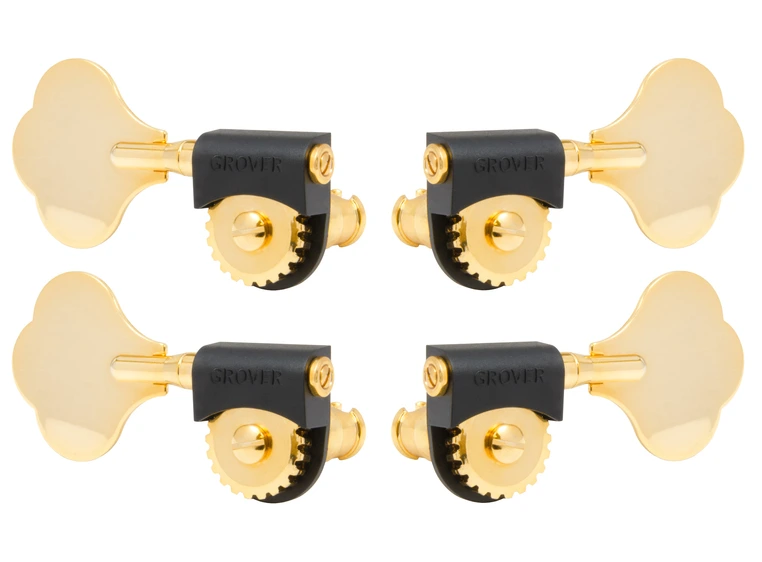 Grover 143G Lightweight Bass Machines Heads, 2 + 2 - Gold 