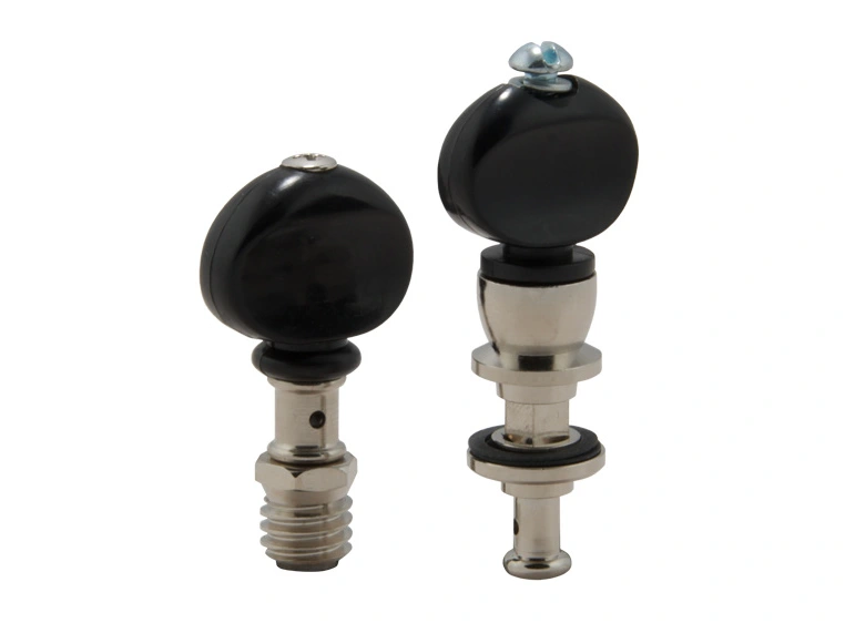 Grover 25B Champion Banjo Pegs w/Black Button - 5 pcs. - Nickel 
