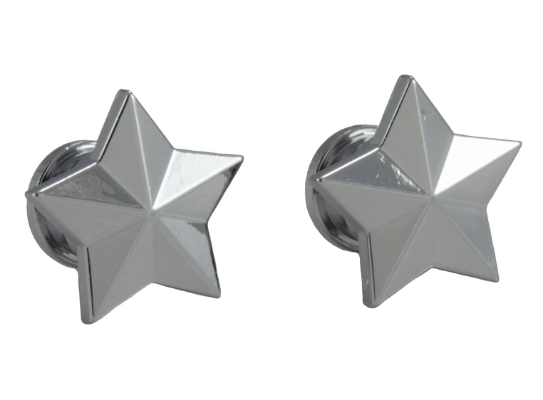 Grover S 630C - Artist Strap Buttons Star - Chrome 