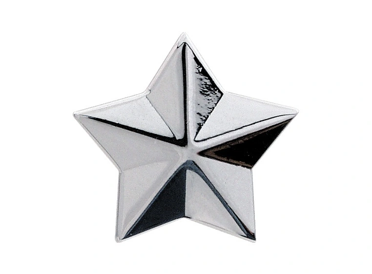 Grover S 630C - Artist Strap Buttons Star - Chrome 