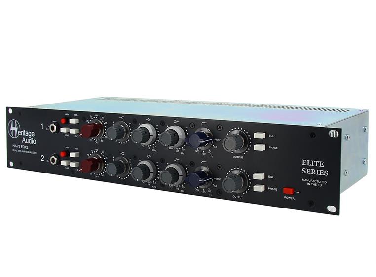 Heritage Audio HA73EQX2 Elite Dual Channel Mic Preamp with EQ