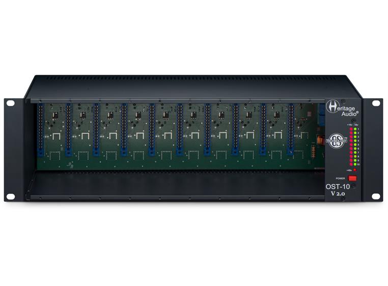 Heritage Audio OST10 V2 500-Rack 10-slot 500 Serien rack, 10 slot, Link