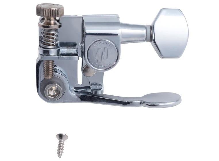 Hipshot GT2 Enclosed Guitar Xtender Classic, Chrome 