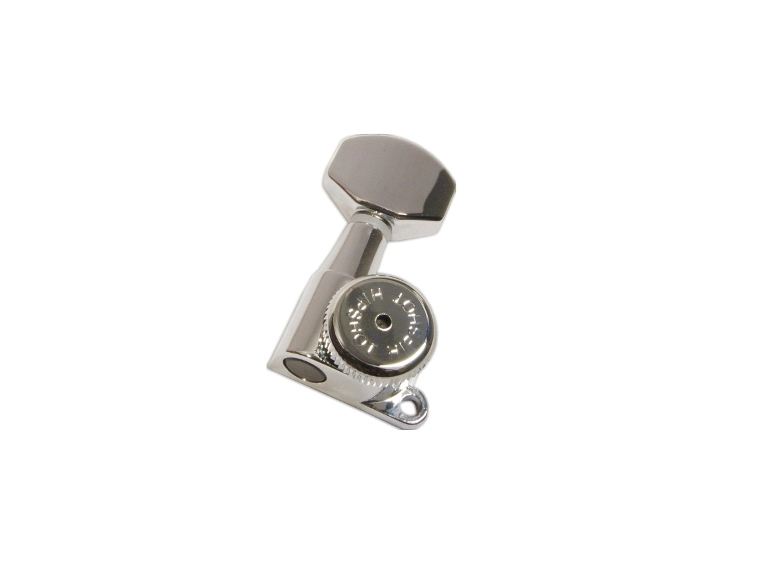Hipshot Grip-Lock Closed Guitar Tuning Machine - Treble Side (Right) - Chrome 