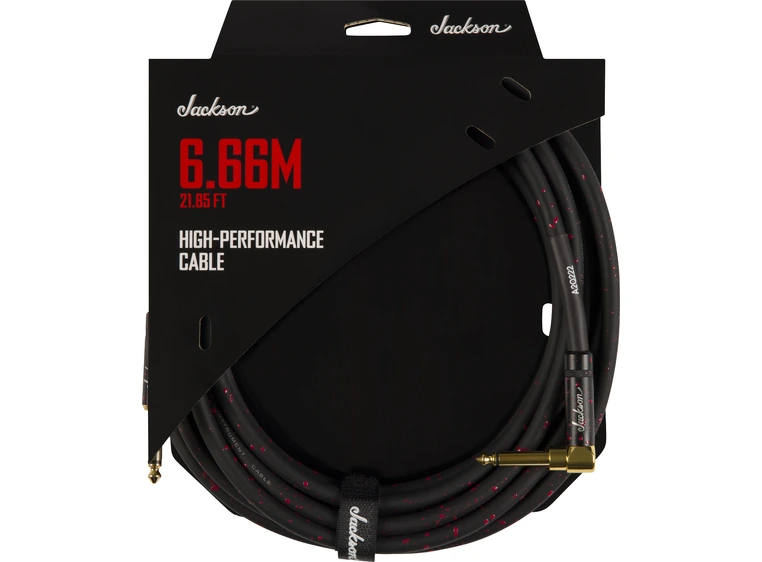Jackson High Performance Cable Black and Red, 21.85' (6.66 m) 