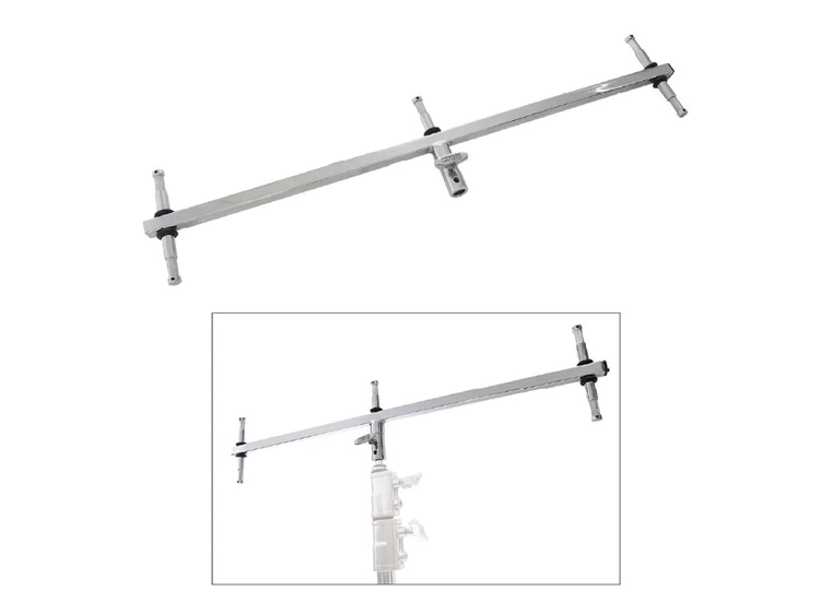 KUPO KS-066 T-bar, 16mm baby spigot 16mm hun - 5x 16mm han 