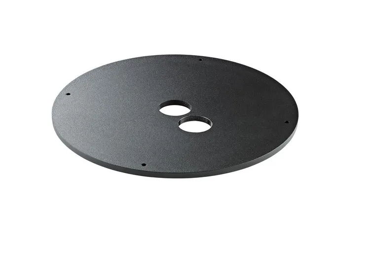 K&M 26709 Vektplate for base med M20 gjenger, 5 kg, sort 