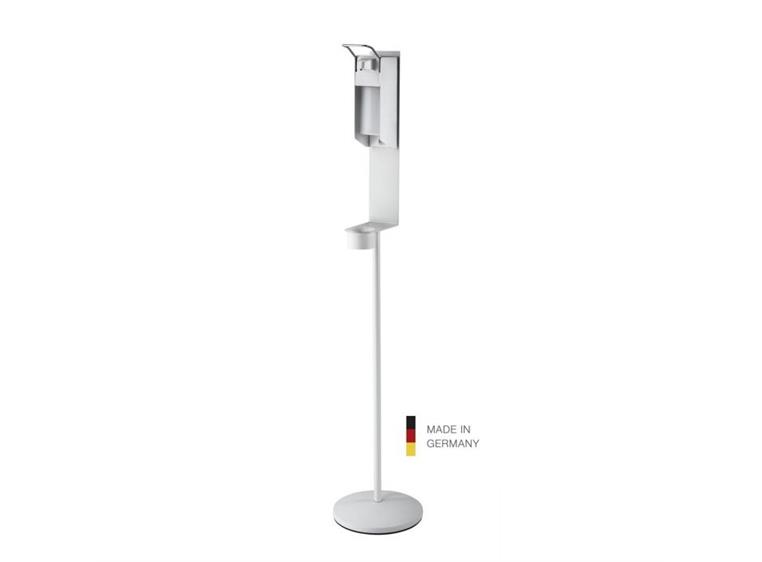 K&M 80328 Disinfectant stand White, including Euro dispenser