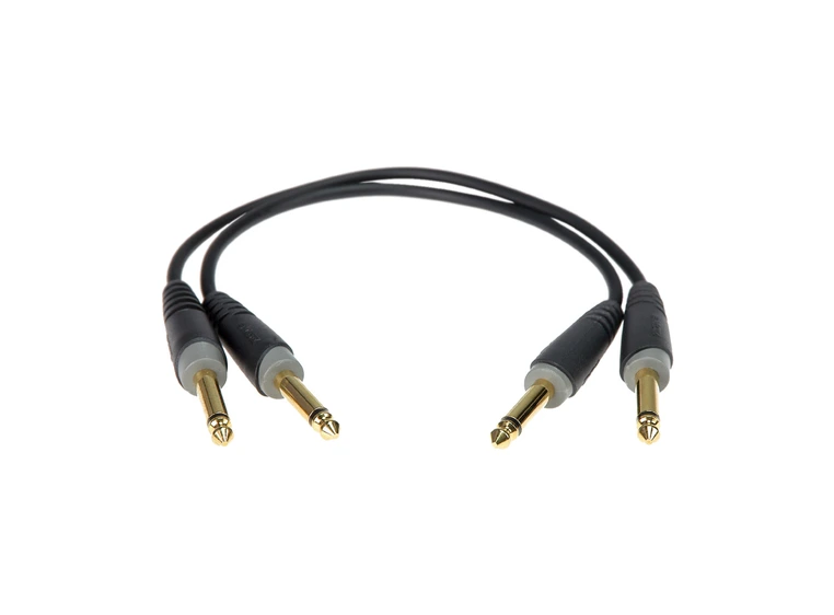 Klotz AU-JJ unbal. patch cable set with jack 0,3m 