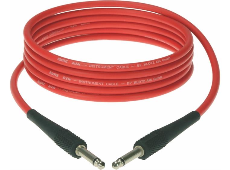 Klotz KIK Instr.Cable Jack 2p - Jack 2p red 1,5m