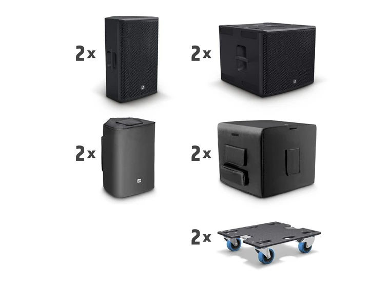 LD Systems Stinger G3 Event Set A 2x10" active PA + 2x15" avtive sub 