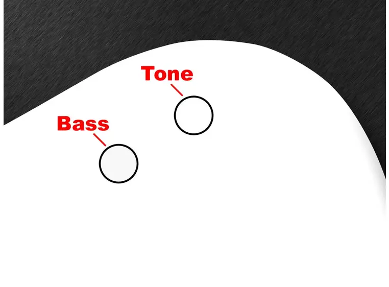 MEC 2-Way Electronics for Active Pickups Bass / Treble Controls only 