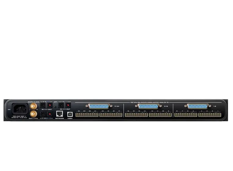 MOTU 24Ai AVB og USB2 Audio interface AVB Ethernet, USB2, 24 analoge inn 