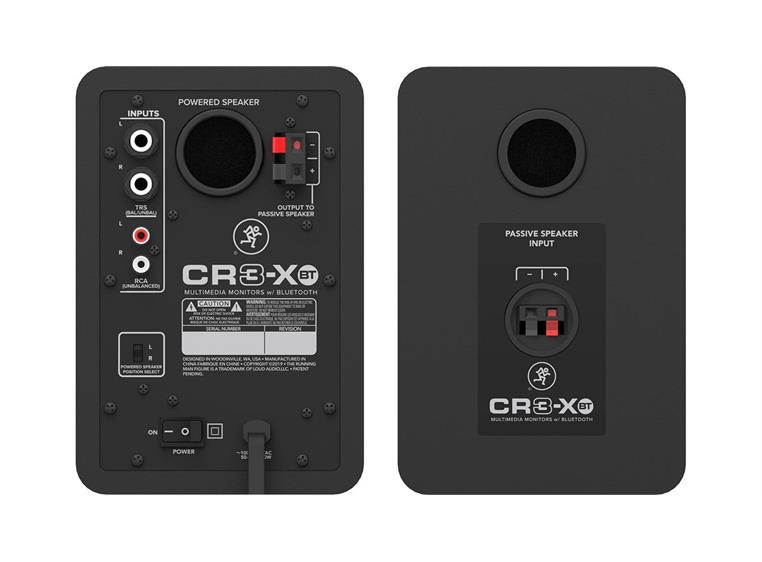 Mackie CR3-XBT 3" Multimedia Monitors med Bluetooth
