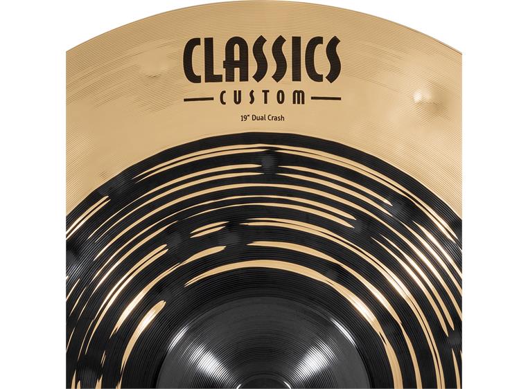 Meinl Cymbals CC19DUC Meinl 19 Classics Custom Dual Crash"