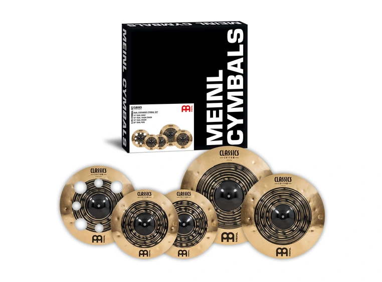 Meinl Cymbals CCDU4680 Meinl Classics Custom Dual Set, 14,16,18,20 
