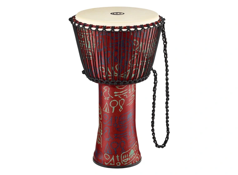 Meinl PADJ1-XL-G Travel Rope Djembe 14 Pharaohs Script 