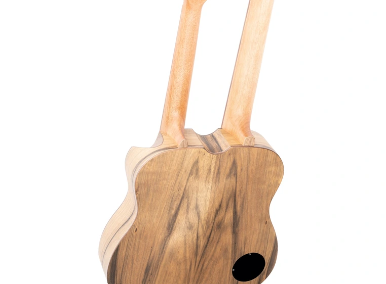 Ortega HYDRA-BSTE Twin-neck UkeBass/Tenor ukulele med softcase 