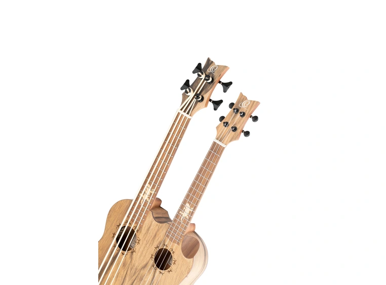 Ortega HYDRA-BSTE Twin-neck UkeBass/Tenor ukulele med softcase 