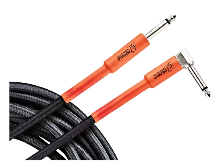 Ortega OECI-5 Instrument cable 5 ft Angled/Straight plugs 