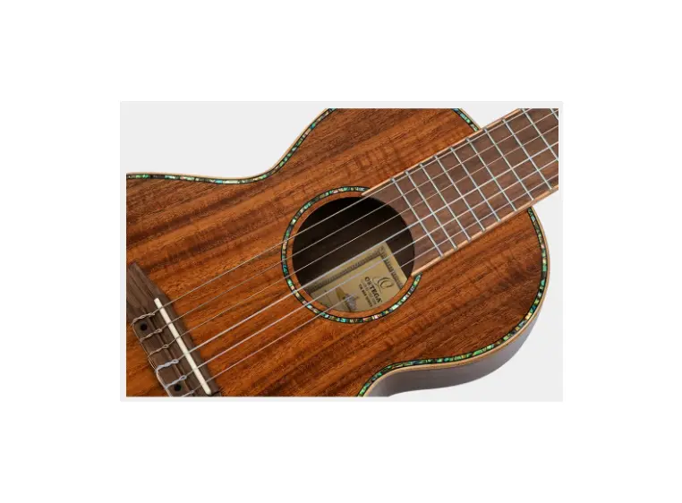 Ortega RGLE18ACA Guitarlele Mikrofon & gigbag, all Acacia, solid top 