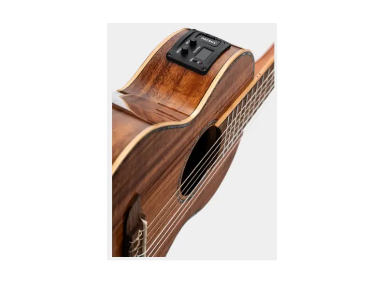 Ortega RGLE18ACA Guitarlele Mikrofon & gigbag, all Acacia, solid top 