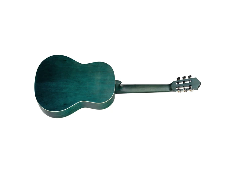 Ortega RST5MOC Klassisk gitar 4/4 Størrelse, Satin Ocean Blue 
