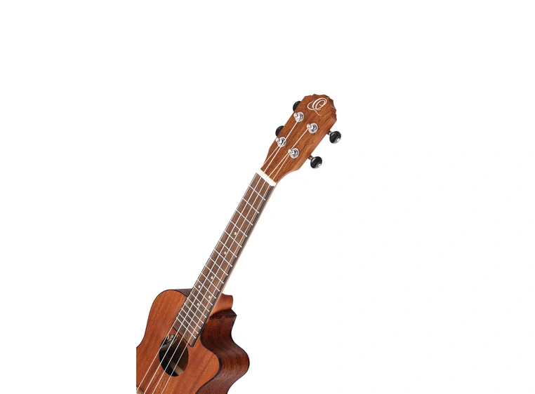 Ortega RU5MM-CE Concert ukulele med mik Pineapple Series Brown 