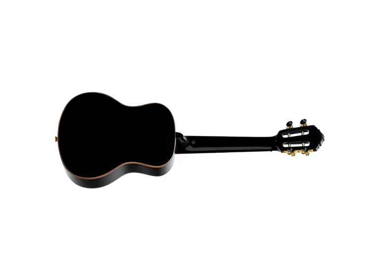Ortega RUOX-TE Tenor ukulele med bag Onyx Series, Gloss Black 