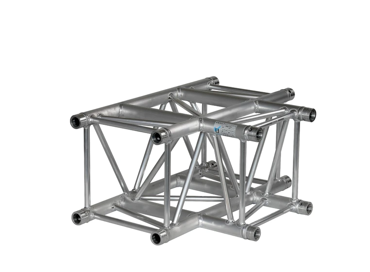 PROLYTE H40V-C017 Firkant hjørne 3-Veis T, Alu, Ø48x3mm 