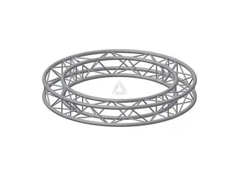 PROLYTE H40V-R400 Firkant sirkel Ø8M, 8 Segmenter, Alu, Ø48x3mm 