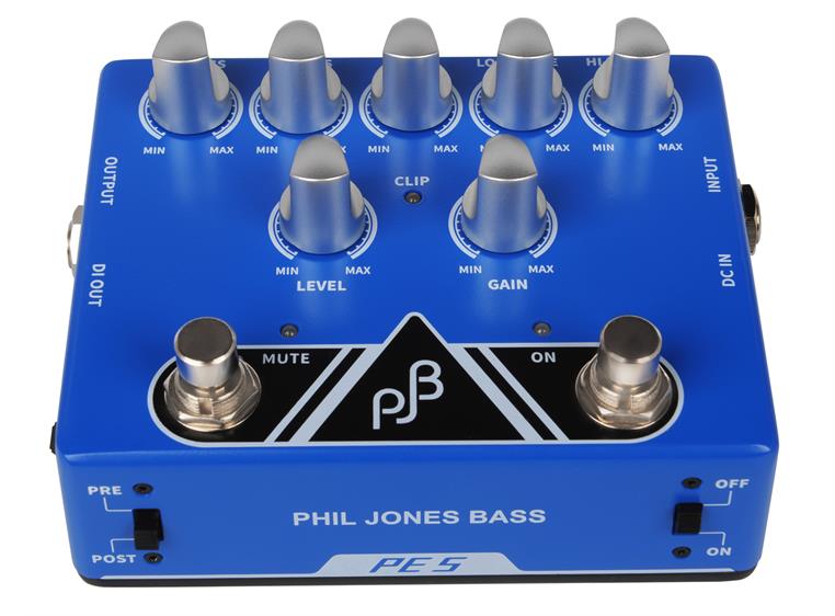 Phil Jones Bass PE-5 Pedal Bass Preamp/5-Band EQ/Direct Box/Boost