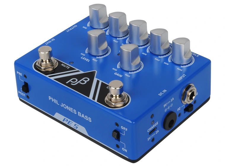 Phil Jones Bass PE-5 Pedal Bass Preamp/5-Band EQ/Direct Box/Boost 