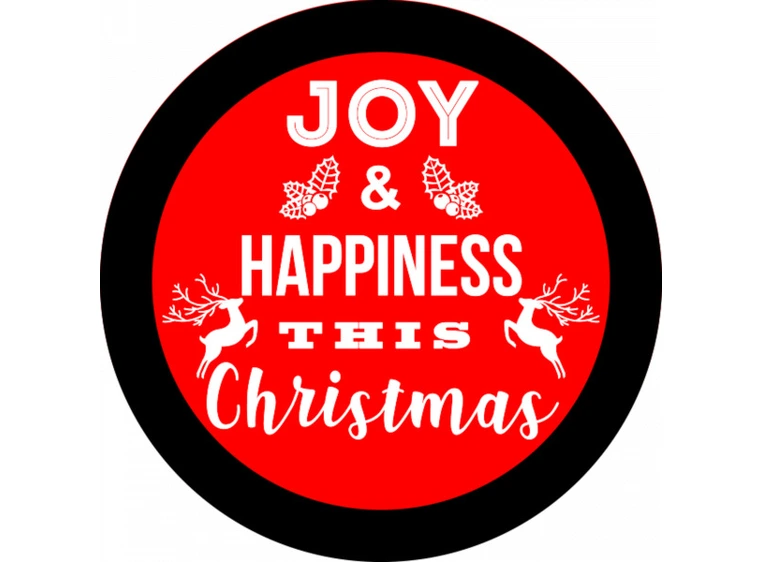 Prolights Gobo xmas Joy Greetings 2 F size , Black and white 