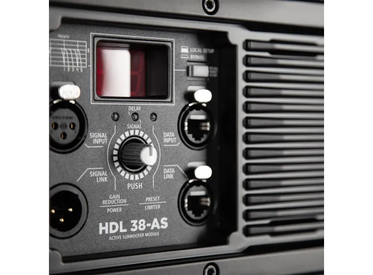 RCF HDL 38-AS 100-240V Aktiv Line Array Subwoofer, RDNet,18", 3200W 