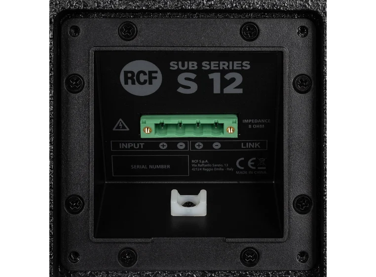 RCF S 12 Bass reflex subwoofer 12in 400W 