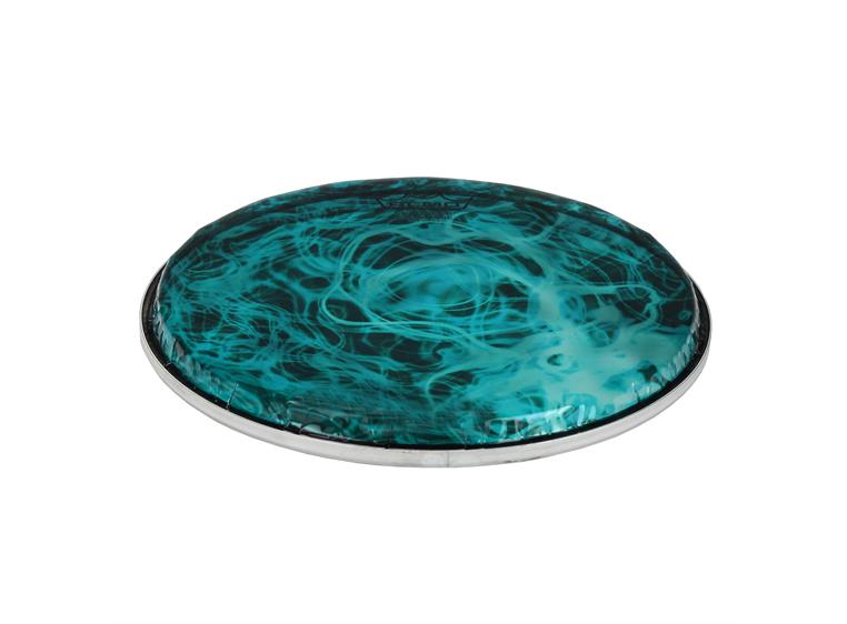 Remo BD-0010-00-SC018 R-Series Skyndeep Clear Tone Doumbek, Turquoise Mist, 10"
