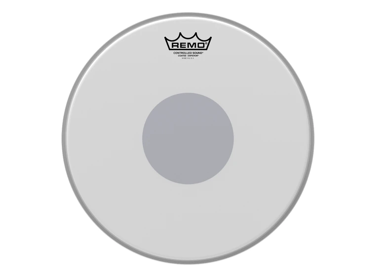 Remo BE-0113-10- Emperor Coated Bottom Black Dot, 13" 