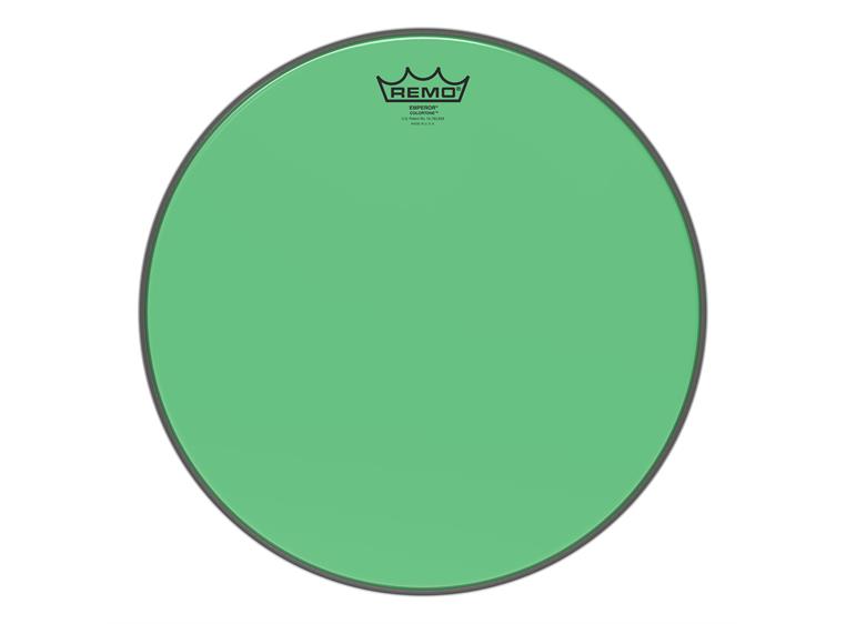 Remo BE-0315-CT-GN Emperor Colortone Green Drumhead, 15"